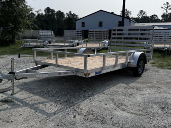 New Misson 80x14 Single Axle 3K Utility Trailer
