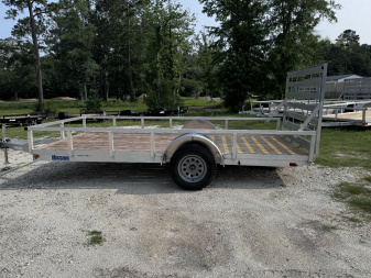 New Misson 80x14 Single Axle 3K Utility Trailer