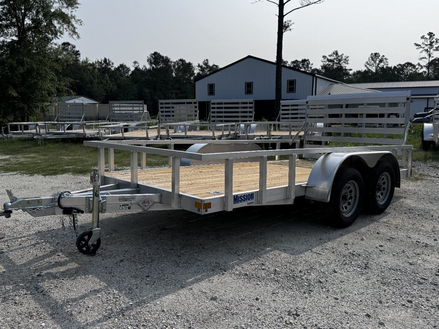 New Misson 6.5x14 6K Tandemn Axle Utility Trailer