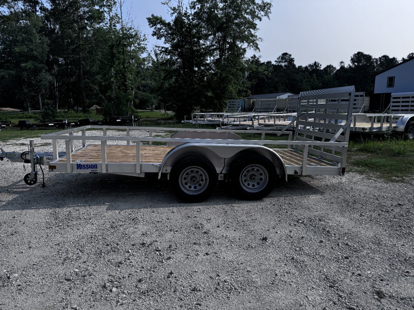 New Misson 6.5x14 6K Tandemn Axle Utility Trailer