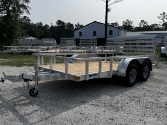 New Misson 6.5x14 6K Tandemn Axle Utility Trailer