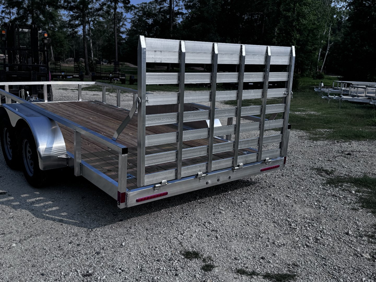 New 2025 Misson 6.5x16 6K Aluminum Tandemn Axle Utility Trailer
