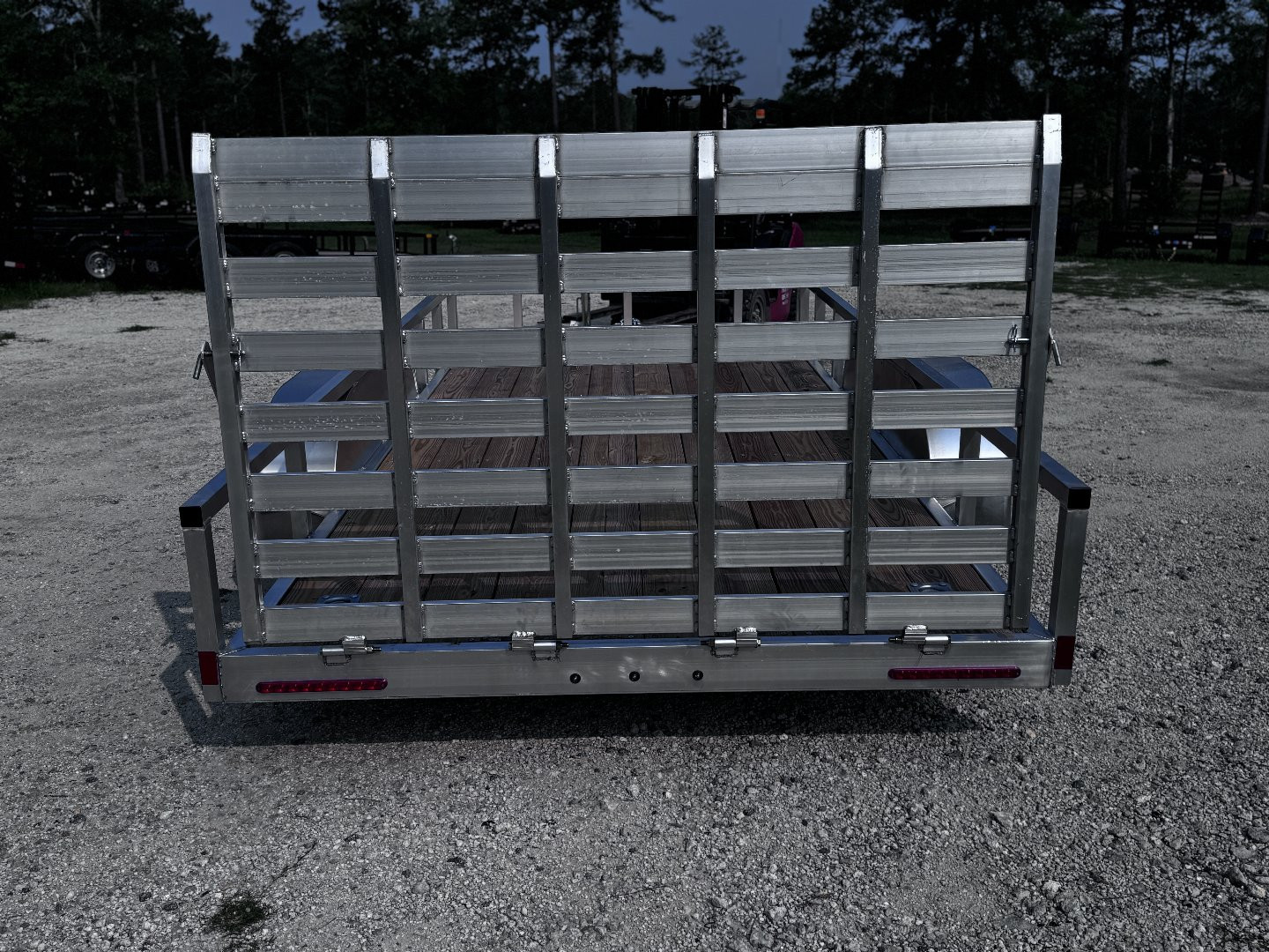 New 2025 Misson 6.5x16 6K Aluminum Tandemn Axle Utility Trailer