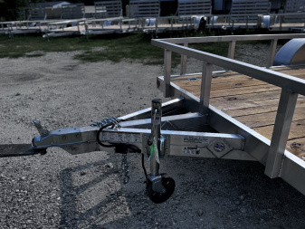 New 2025 Misson 6.5x16 6K Aluminum Tandemn Axle Utility Trailer