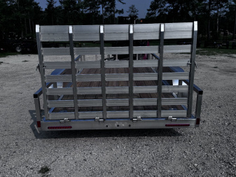 New 2025 Misson 6.5x16 6K Aluminum Tandemn Axle Utility Trailer