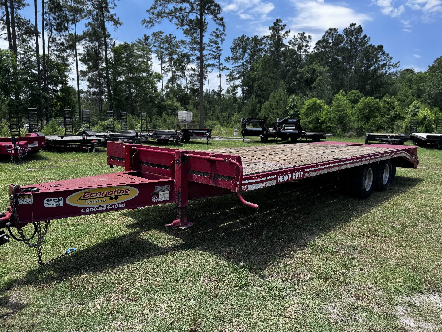 Used Econoline 102x25 10 Ton Pintle Deckover