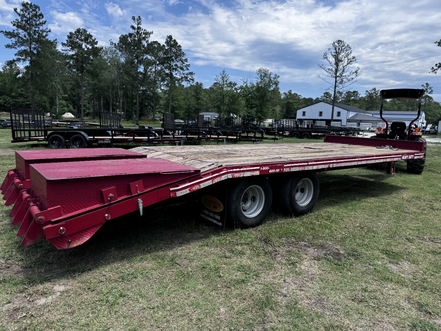 Used Econoline 102x25 10 Ton Pintle Deckover