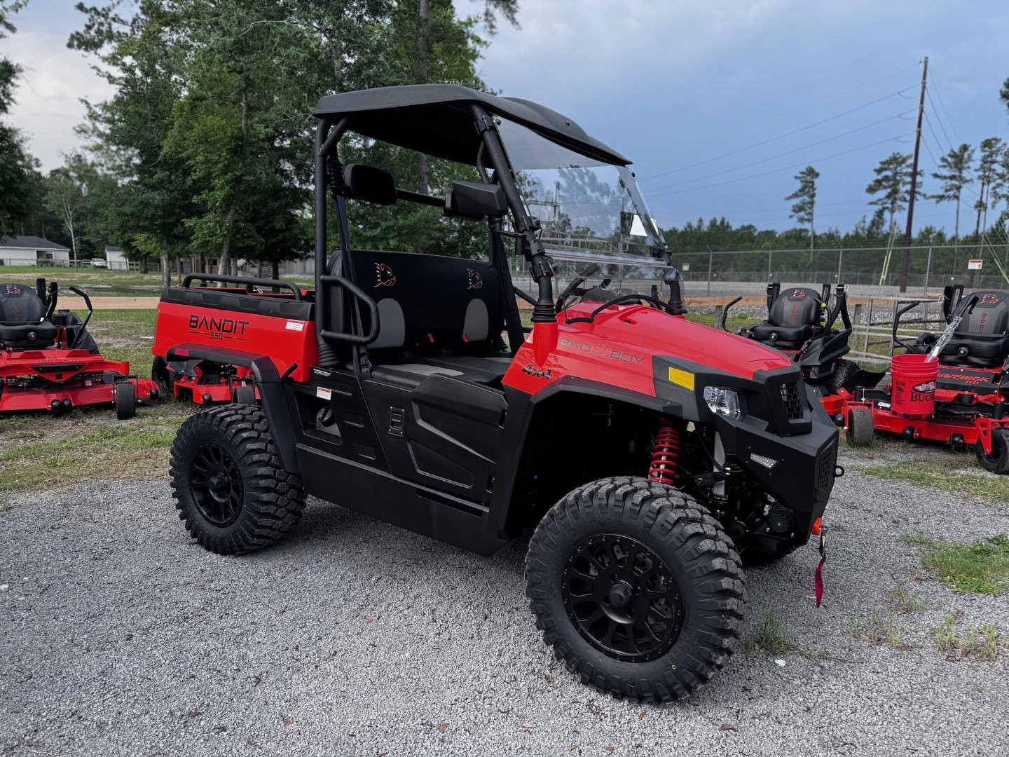New 2025 Bad Boy Bandit 550 orange Side by Side