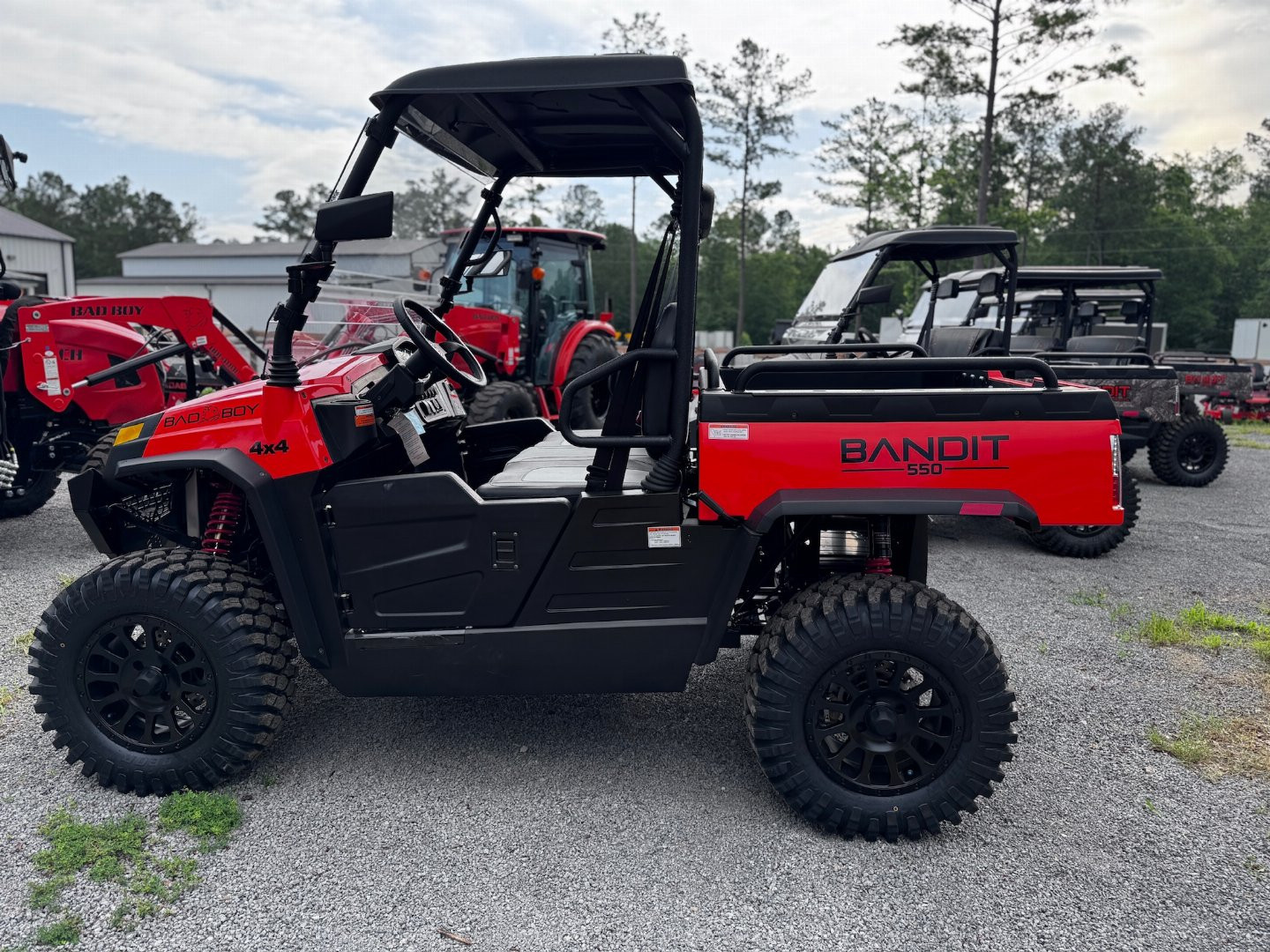 New 2025 Bad Boy Bandit 550 orange Side by Side