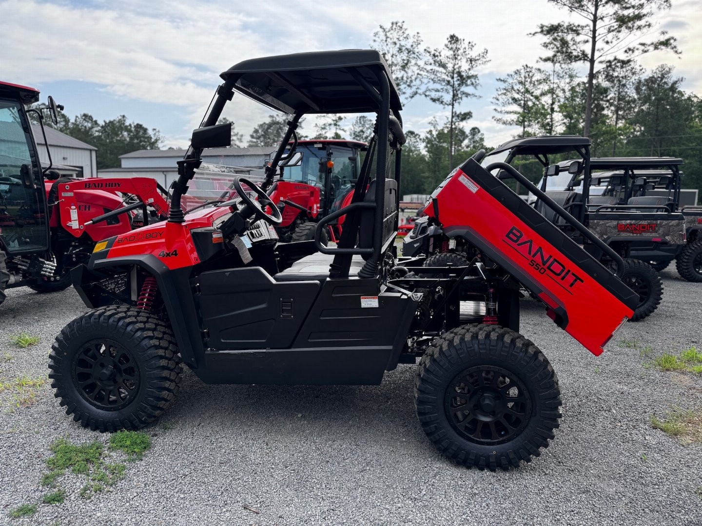 New 2025 Bad Boy Bandit 550 orange Side by Side