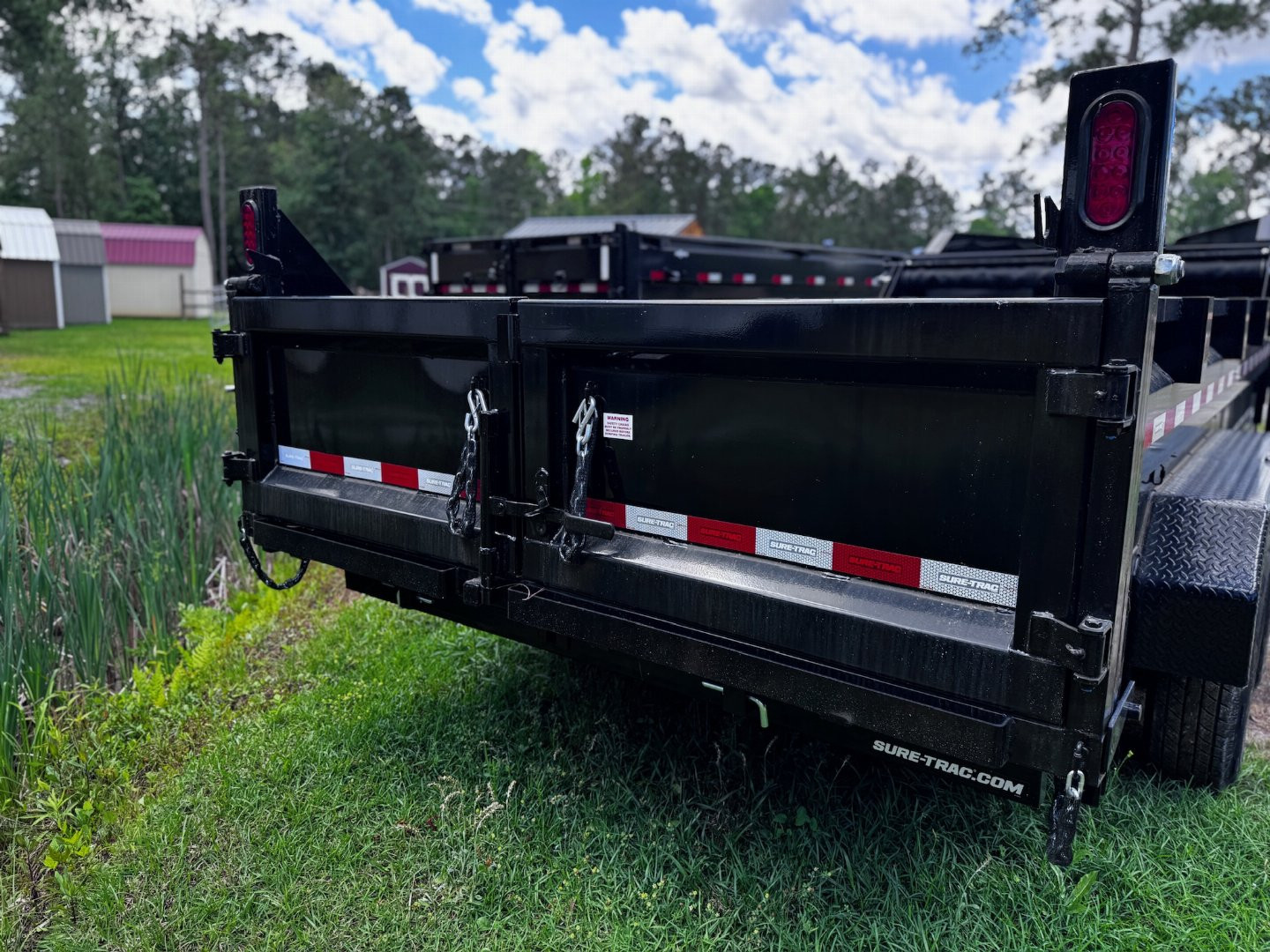 New 2024 Sure-Trac 7x16 Low Profile Gooseneck 14K Dump Trailer