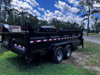 New 2024 Sure-Trac 7x16 Low Profile Gooseneck 14K Dump Trailer