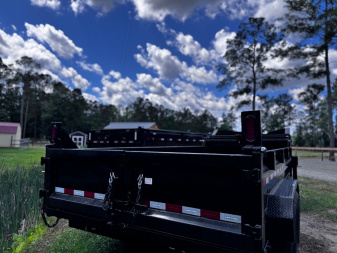 New 2024 Sure-Trac 7x16 Low Profile Gooseneck 14K Dump Trailer