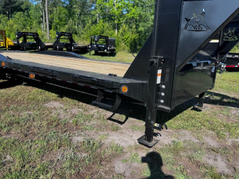 New 2025 Iron Bull 102X26 22,000 lb Super Single 10T Gooseneck Equipment Trailer