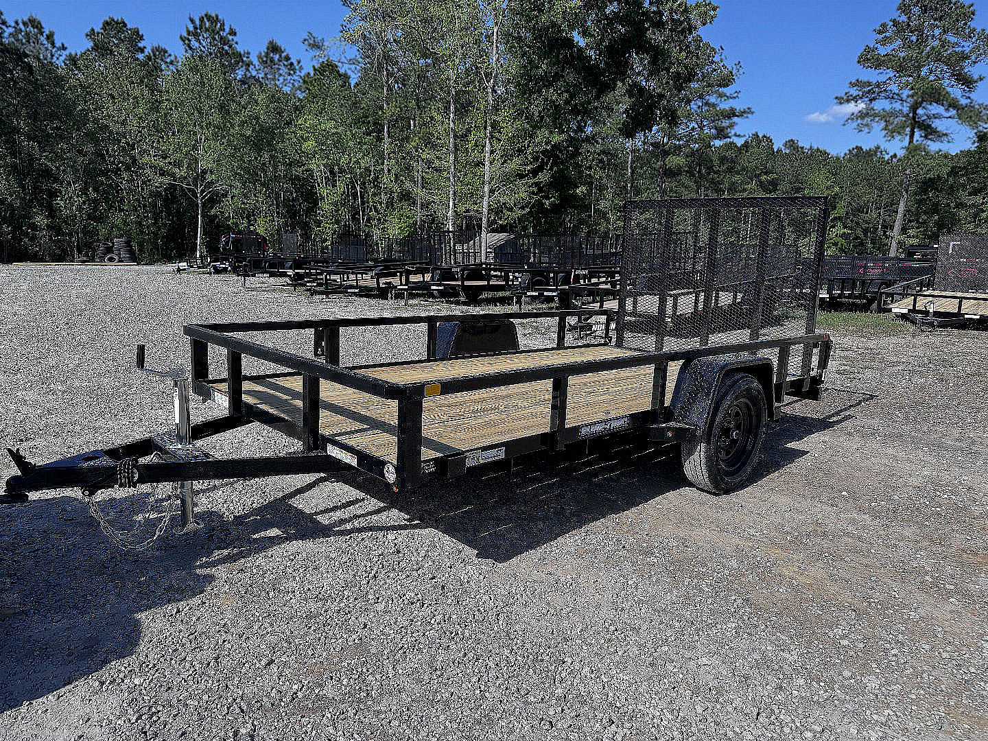 New 2025 Sure-Trac 6X12 TUBE TOP UTILITY TRAILER,3K IDLER STURR7212-BP-030 Utility Trailer