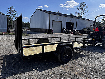 New 2025 Sure-Trac 6X12 TUBE TOP UTILITY TRAILER,3K IDLER STURR7212-BP-030 Utility Trailer