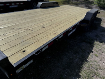 New 2025 Sure-Trac 7X20 (18+2) C-CHANNEL CAR HAULER TRAILER-BLACK ST8220CHW-B-070 Car Hauler