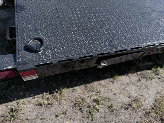 New 2025 Sure-Trac 7X20 (18+2) C-CHANNEL CAR HAULER TRAILER-BLACK ST8220CHW-B-070 Car Hauler