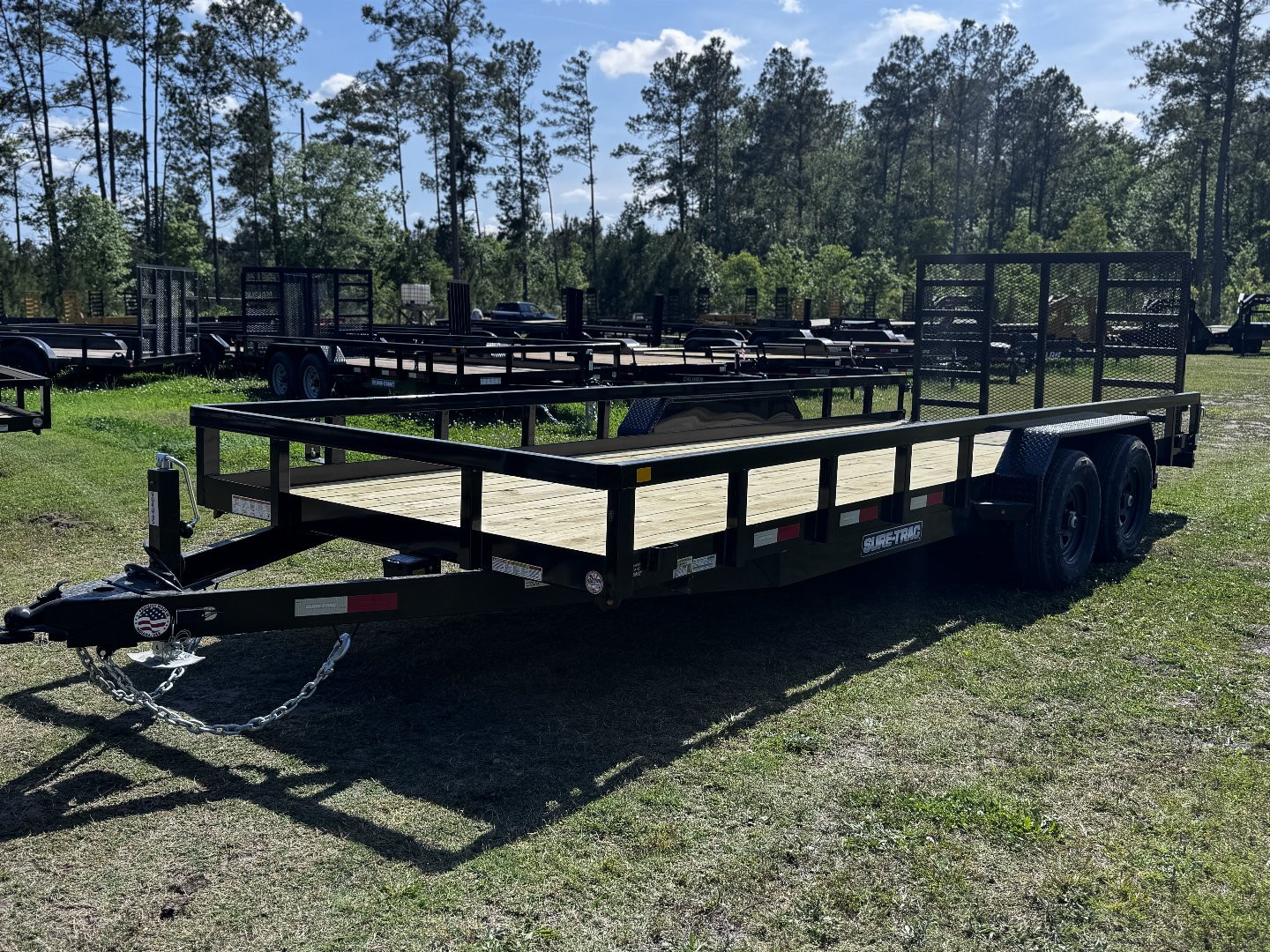 New 2025 Sure-Trac 7X20 STUTT8220-BP-100 Utility Trailer
