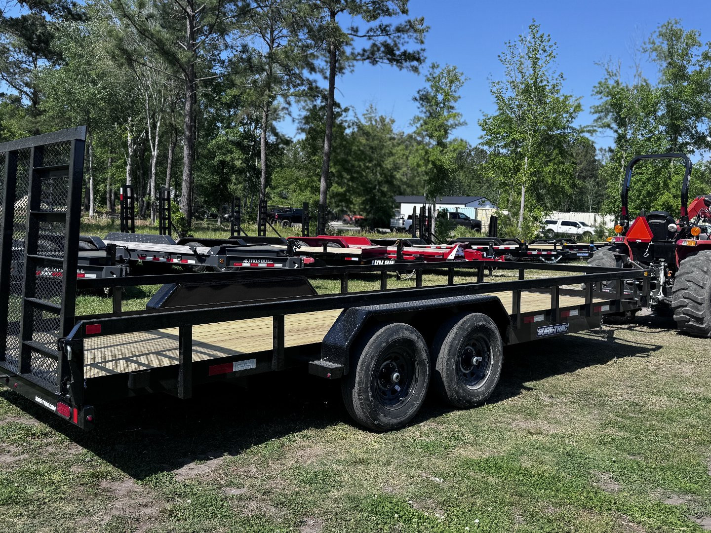 New 2025 Sure-Trac 7X20 STUTT8220-BP-100 Utility Trailer
