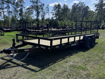 New 2025 Sure-Trac 7X20 STUTT8220-BP-100 Utility Trailer