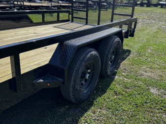 New 2025 Sure-Trac 7X20 STUTT8220-BP-100 Utility Trailer