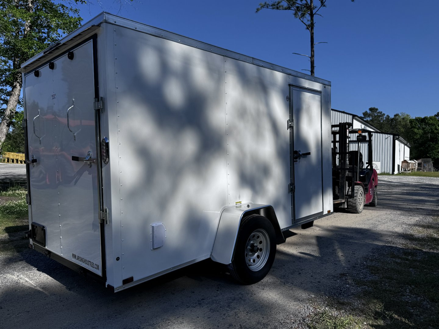 New 2025 Arising EKO 6'x12' SA 3500LB, MED DUTY RAMP, 32"x68" DOOR W/BAR LOCK Cargo / Enclosed Trailer