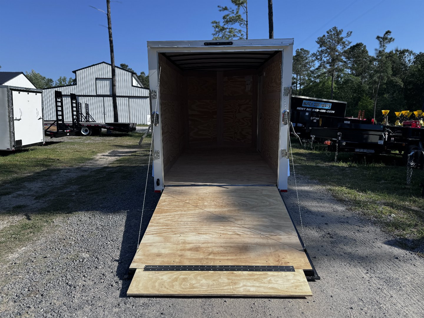 New 2025 Arising EKO 6'x12' SA 3500LB, MED DUTY RAMP, 32"x68" DOOR W/BAR LOCK Cargo / Enclosed Trailer