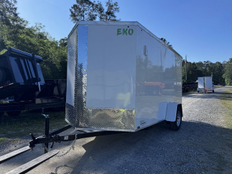 New 2025 Arising EKO 6'x12' SA 3500LB, MED DUTY RAMP, 32 x68  DOOR W/BAR LOCK Cargo / Enclosed Trailer