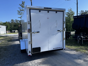 New 2025 Arising EKO 6'x12' SA 3500LB, MED DUTY RAMP, 32"x68" DOOR W/BAR LOCK Cargo / Enclosed Trailer