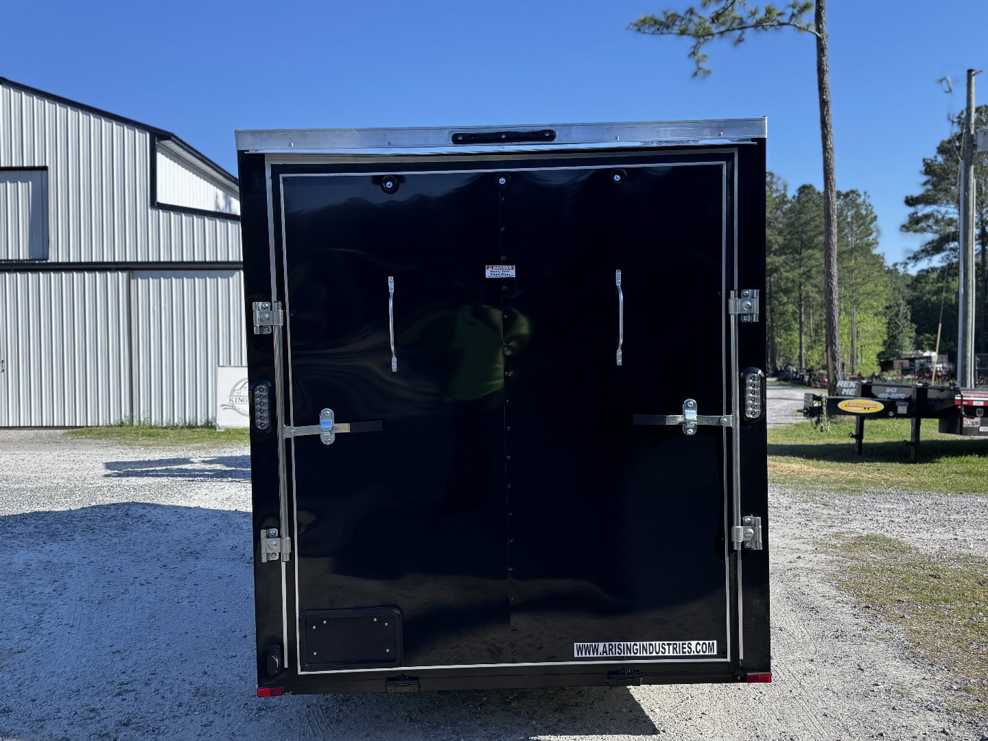 New 2025 Arising EKO 6'x12' SA 3500LB, MED DUTY RAMP, 32"x68" DOOR W/BAR LOCK Cargo / Enclosed Trailer