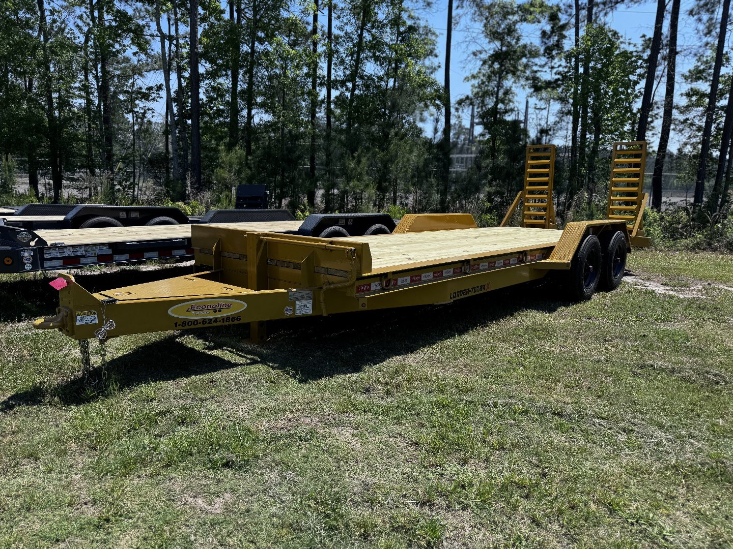 New 2025 Econoline Loader-Toter X 7"x22' 20K Equipment Trailer