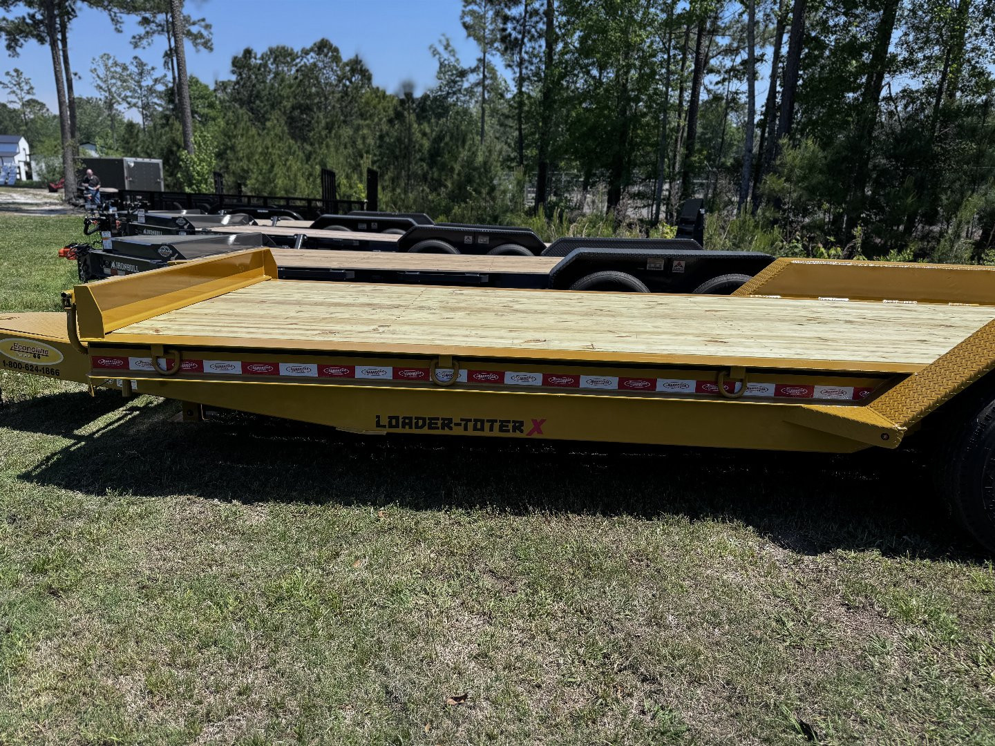 New 2025 Econoline Loader-Toter X 7"x22' 20K Equipment Trailer
