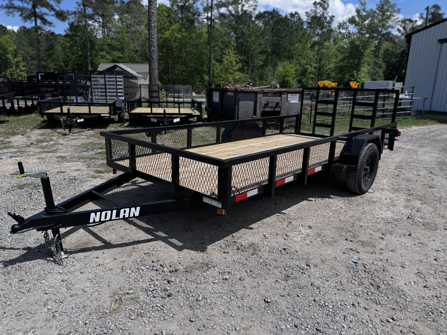 New 2025 Nolan Manufacturing with 1' 3k Mesh Utility Trailer 6x14