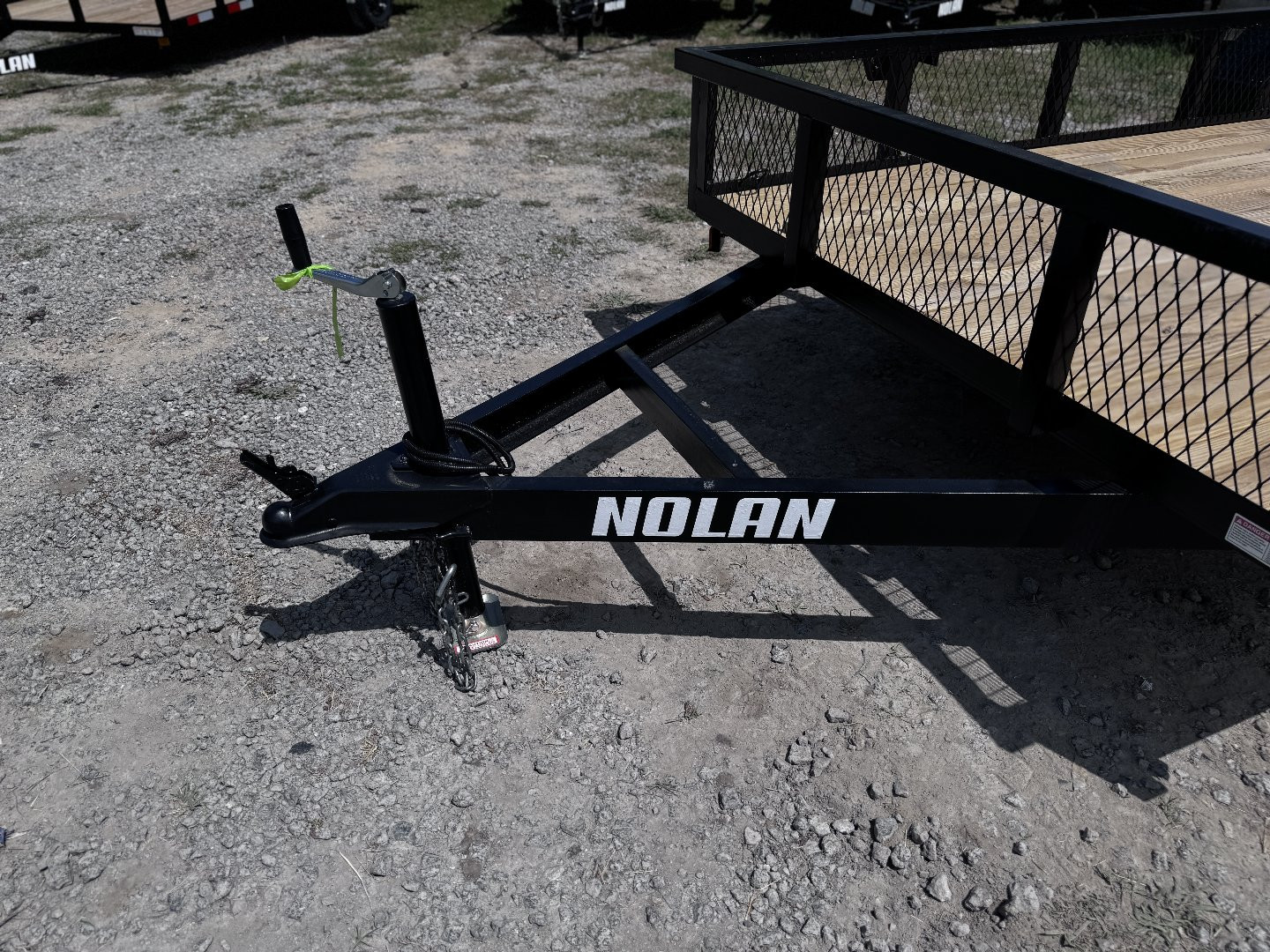 New 2025 Nolan Manufacturing with 1' 3k Mesh Utility Trailer 6x14