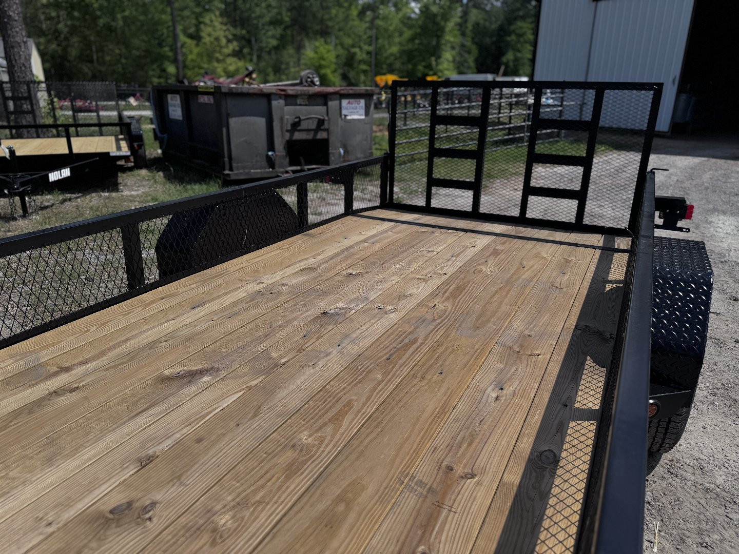 New 2025 Nolan Manufacturing with 1' 3k Mesh Utility Trailer 6x14
