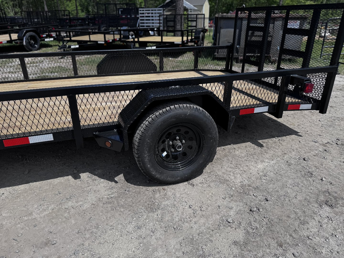 New 2025 Nolan Manufacturing with 1' 3k Mesh Utility Trailer 6x14