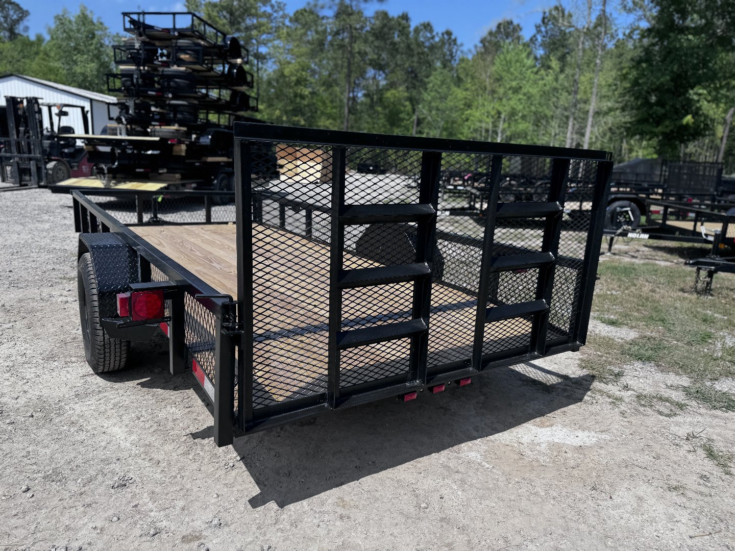 New 2025 Nolan Manufacturing with 1' 3k Mesh Utility Trailer 6x14
