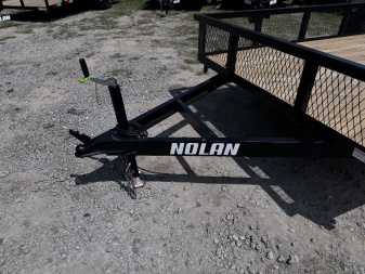 New 2025 Nolan Manufacturing with 1' 3k Mesh Utility Trailer 6x14