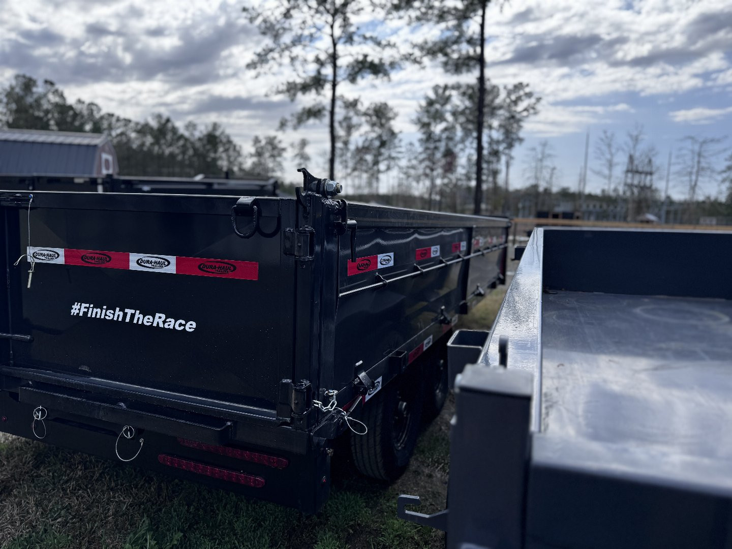New 2025 Dura-Haul 8'X16' 14K,Deckover DROP SIDES Dump Trailer