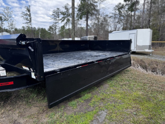 New 2025 Dura-Haul 8'X16' 14K,Deckover DROP SIDES Dump Trailer