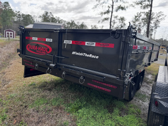 New 2025 Dura-Haul 8'X16' 14K,Deckover DROP SIDES Dump Trailer
