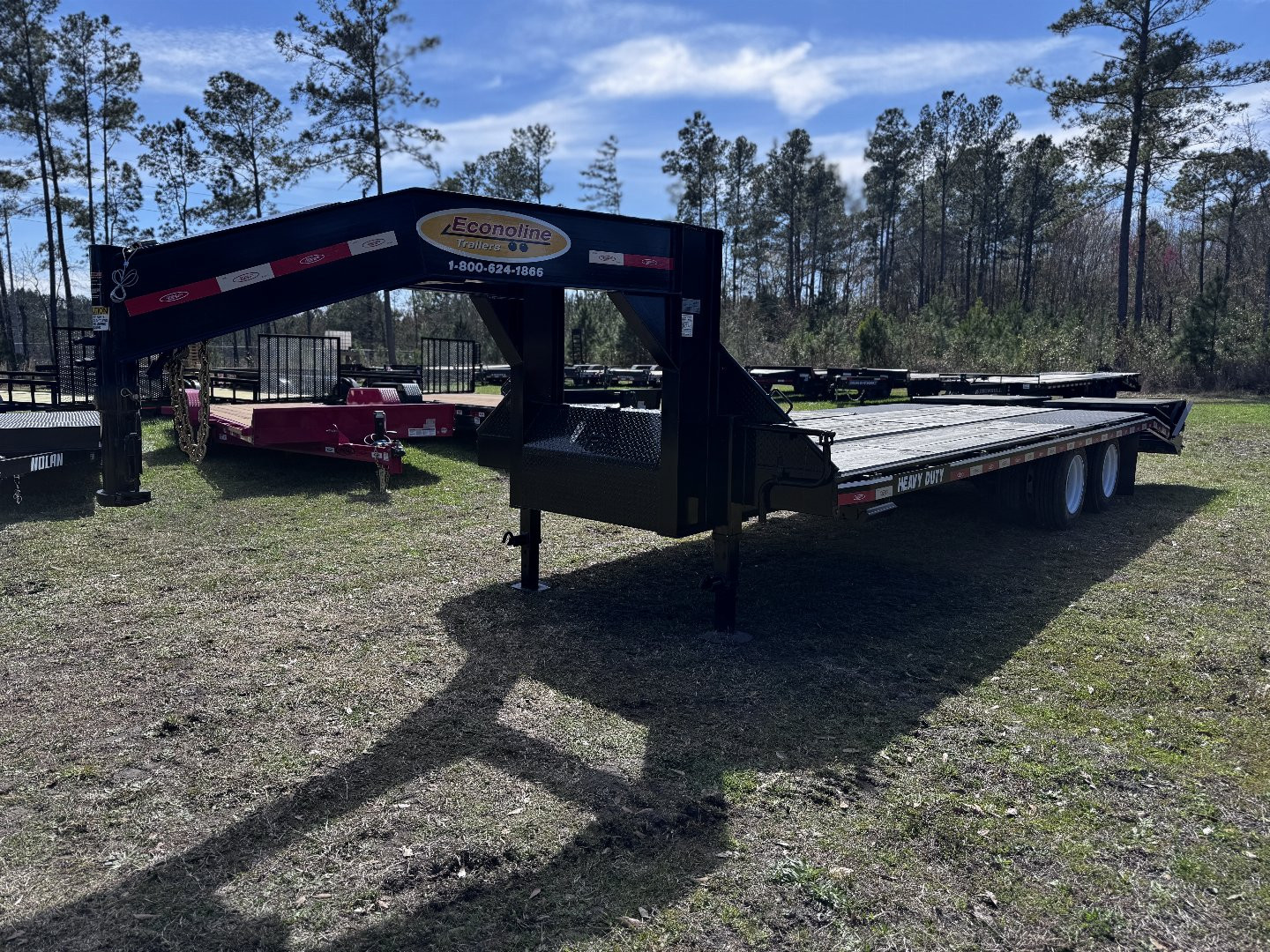 New 2025 Econoline 10-Ton 26FT Gooseneck Deckover Trailer
