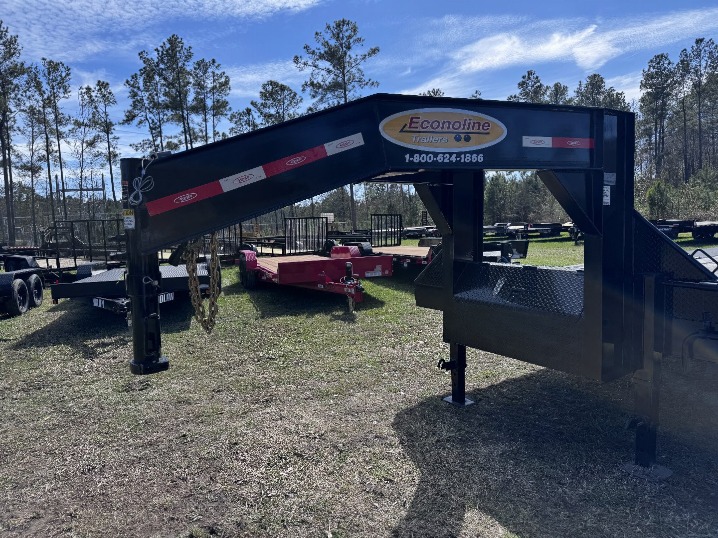 New 2025 Econoline 10-Ton 26FT Gooseneck Deckover Trailer