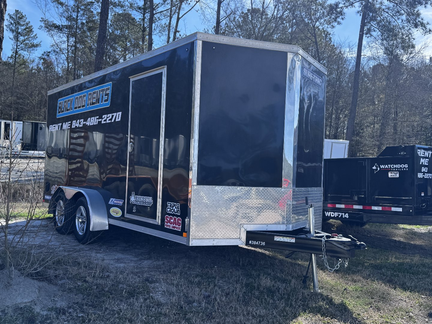 New 2024 Sure-Trac 7x16 7K Cargo / Enclosed Trailer