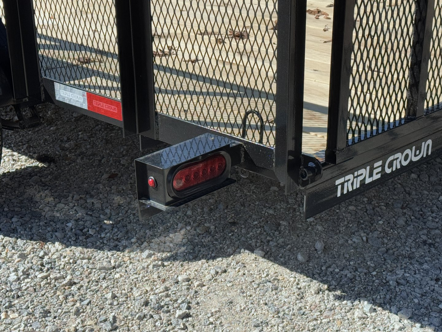 New 2025 Triple Crown Trailers 6x12 Single Axel Utility Trailer 2ft Sides