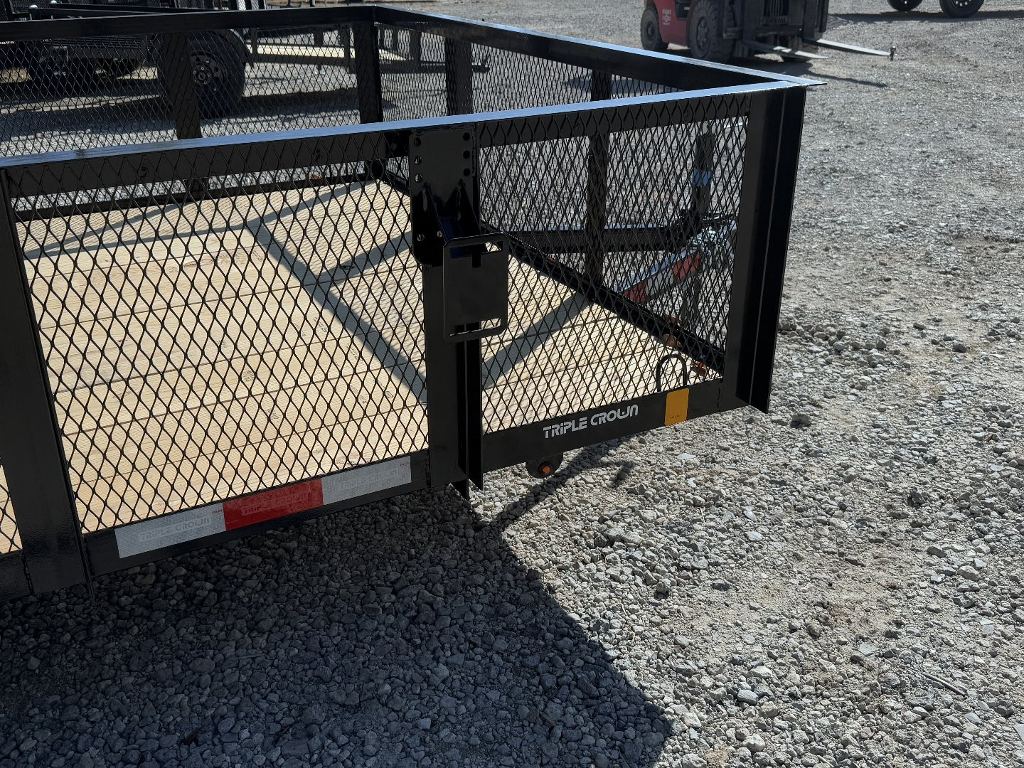 New 2025 Triple Crown Trailers 6x12 Single Axel Utility Trailer 2ft Sides