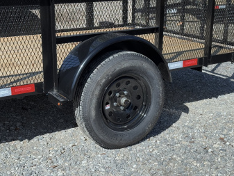New 2025 Triple Crown Trailers 6x12 Single Axel Utility Trailer 2ft Sides
