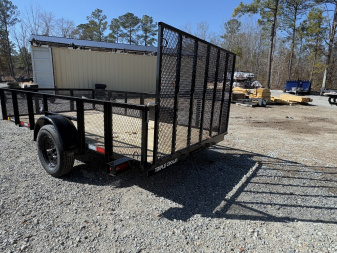 New 2025 Triple Crown Trailers 6x12 Single Axel Utility Trailer 2ft Sides