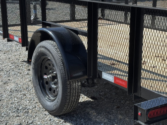 New 2025 Triple Crown Trailers 6x12 Single Axel Utility Trailer 2ft Sides